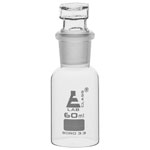 LabGlass Reagent Bottle Wide Mouth, Interchangeable Stopper 60ml, 24/29