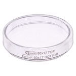 Glassco Petri Dish With Lid 80mm dia, Pack of 10