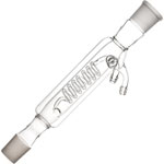 Glassco Condenser, Jacketed, Coil, Borosilicate glass,150mm length,29/32 Single