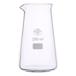 Simax Philips Beaker Low Form, Borosilicate Glass, 250ml Pack of 10