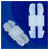 R-TECH 524355 Miniature Snap-Fit Nylon PCB Supports 3.2mm - Pack Of 100