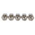 R-TECH 524379 Hex Threaded M-F Spacer Brass 7mm A/F M4 8mm - Pack Of 25