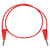 R-TECH 524592 Test Lead 50cm 4mm Stackable Plugs Red, 15A 30VAC/60VDC