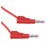 R-TECH 524597 Test Lead 100cm Retractable Shroud 4mm Stackable Plug Red 600V