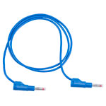 R-TECH 524598 Test Lead 100cm Retractable Shroud 4mm Stackable Plug Blue 600V