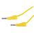 R-TECH 524600 Test Lead 100cm Retractable Shroud 4mm Stackable Plug Yellow 600V