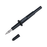 R-TECH 524601 4mm Test Probe CAT II 1000V 32A Black