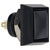 R-TECH 524642 Momentary Pushbutton Switch, SPST, 12mm Cutout, IP67, Black
