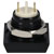 R-TECH 524642 Momentary Pushbutton Switch, SPST, 12mm Cutout, IP67, Black