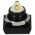 R-TECH 524642 Momentary Pushbutton Switch, SPST, 12mm Cutout, IP67, Black