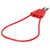 R-TECH 524646 Test Lead 25cm 4mm Stackable Plugs Red