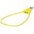 R-TECH 524647 Test Lead 25cm 4mm Stackable Plugs Yellow