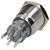 R-TECH 524650 19mm IP65 Vandal Resistant Switch SPDT RGB Ring LED Flush S/St
