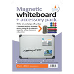 Cathedral Products WALWB45ACC Magnetic Wipe Board 45 x 60 With Accessories