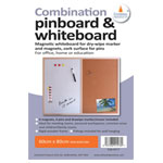 Cathedral Products WALWBCO60 Whiteboard & Cork Boards Combination 60 x 80