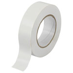 TruComponents 524724 Electrical tape White (L x W) 10 m x 19 mm