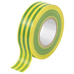 TruComponents 524757 Electrical tape Green/Yellow (L x W) 20 m x 19 mm