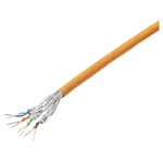 TruComponents 524767 Network cable CAT 6A S/FTP 4x2x0.24mm² CPR-Dca Or 305m