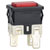R-TECH 524779 Push button switch, SP, latching, red Illuminated, 16A 250V