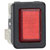 R-TECH 524779 Push button switch, SP, latching, red Illuminated, 16A 250V
