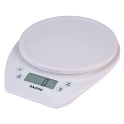 Salter Aquatronic Electronic Kitchen Scale 5kg White