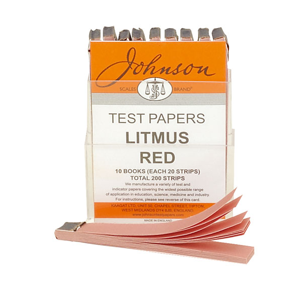  Litmus Paper Red 10books of 20 strips