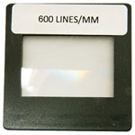 RVFM Diffraction Grating Slide 600 lines per mm