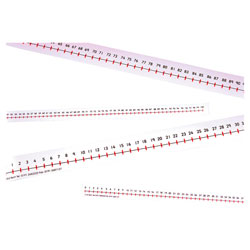 Ed Tech Desktop Number Lines - Pack of 6