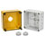 EAO 704.945.0 EAO Series4 Enclosure 94X94X81, With Cut-Out 1Xd22,5, Grey/Yellow