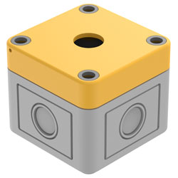 EAO 84-910 EAO Series84 Enclosure For Emergency Switch Grey/Yellow 65X65X57