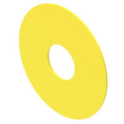 EAO 45-50J.1400 EAO Series45 Emergency-Stop Legend Self-Adhesive Yellow D75