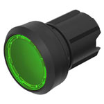 EAO 45-2231.11H0.000 Series 45 Illuminated Pushbutton Actuator Green Momentary