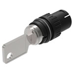 EAO 61-2101.0/D Series 61 Keylock Switch-Actuator 2 P Neutral Momentary