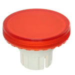 EAO 61-9642.2 Series 61 Lens Red D19.7 Plastic Transparent