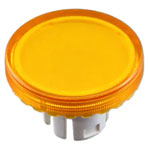 EAO 61-9642.4 Series 61 Lens Yellow D19.7 Plastic Transparent