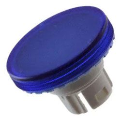 EAO 61-9642.6 Series 61 Lens Blue D19.7 Plastic Transparent