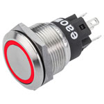 EAO 82-4151.1114 Series 82 Illuminated Pushbutton Momentary 16mm Red 24V