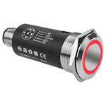 EAO 82-6657.1114 Series 82 Illuminated Pushbutton Momentary 22mm SUS 316L Red