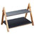 Kitchen Craft ART2TSERVE 2 Tier Slate & Wood Serving Stand