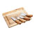 Kitchen Craft ARTCB5PC Acacia Wood Cheese Board & Knife Set