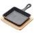Kitchen Craft ARTFRY20 Cast Iron 20cm Round Small Fry Pan with Board