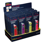 Kitchen Craft Colourworks CW3IN1PEELDISP Display of 24 Three in One Peelers