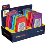 Kitchen Craft Colourworks CW3SGRATDISP12 Display of 12 4 in 1 Triangular Box