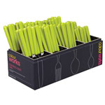 Kitchen Craft Colourworks CWCUTBOXGRN96 96 Piece Green Cutlery Merchandiser