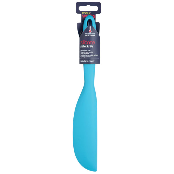 Kitchen Craft Colourworks CWPALETTEBLU Silicone Palette Knife Blue