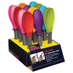 Kitchen Craft Colourworks CWTONGDISP12 Display of 12 Two in One Tongs / Salad
