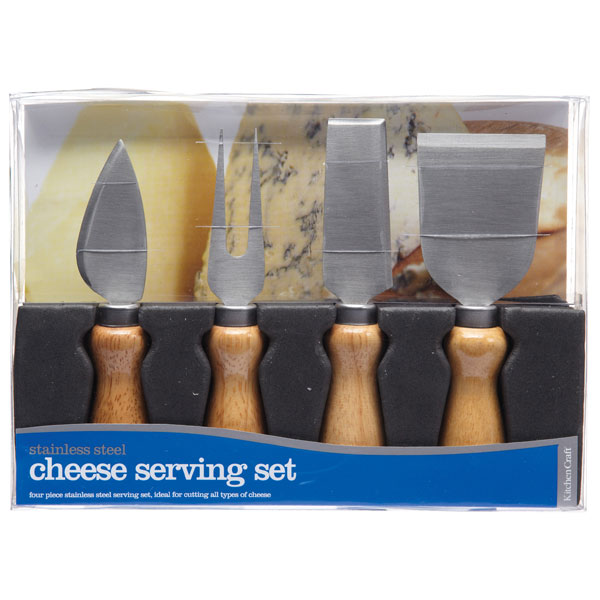 Kitchen Craft KCC4 4 Piece Cheese Knife Set Rapid Online