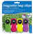 Kitchen Craft KCCHUNKYCLIP Set of 4 Magnetic Memo Clips