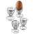 Kitchen Craft KCEGG Set of 4 Chrome Plated Wire Egg Cups