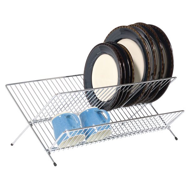 Dish Drainer, Chrome Wire, Large
